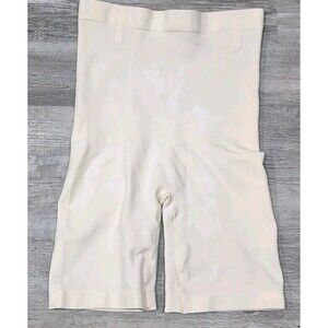 Shapermint Essentials Womens Beige High Waisted Shaper Boyshort Szs  XL/ 2XL